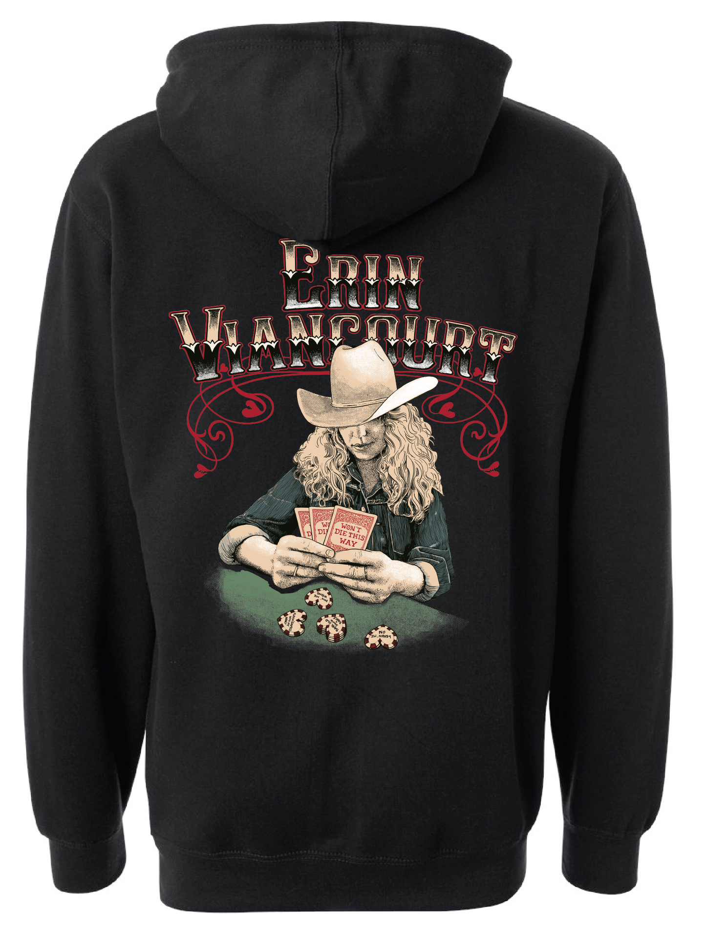 'Won't Die This Way' Poker Hoodie