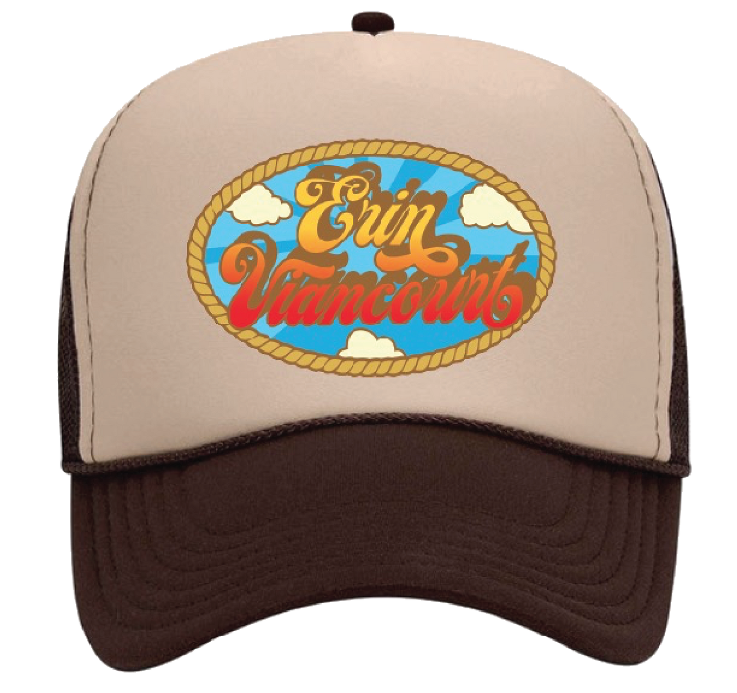Erin Viancourt trucker hat - brown