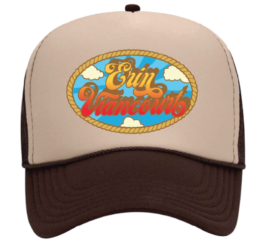 Erin Viancourt trucker hat - brown